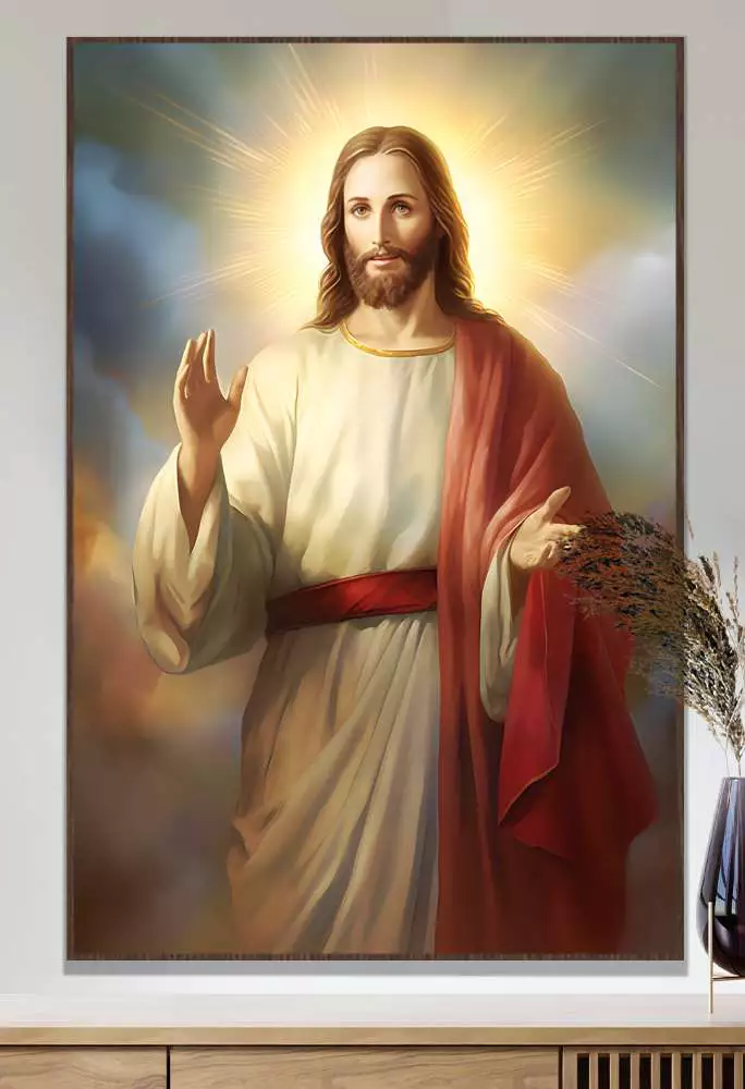 Jesus acolhendo os necessitados